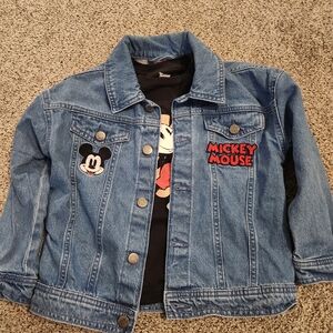Disney Mickey Mouse Kids Denim Jacket